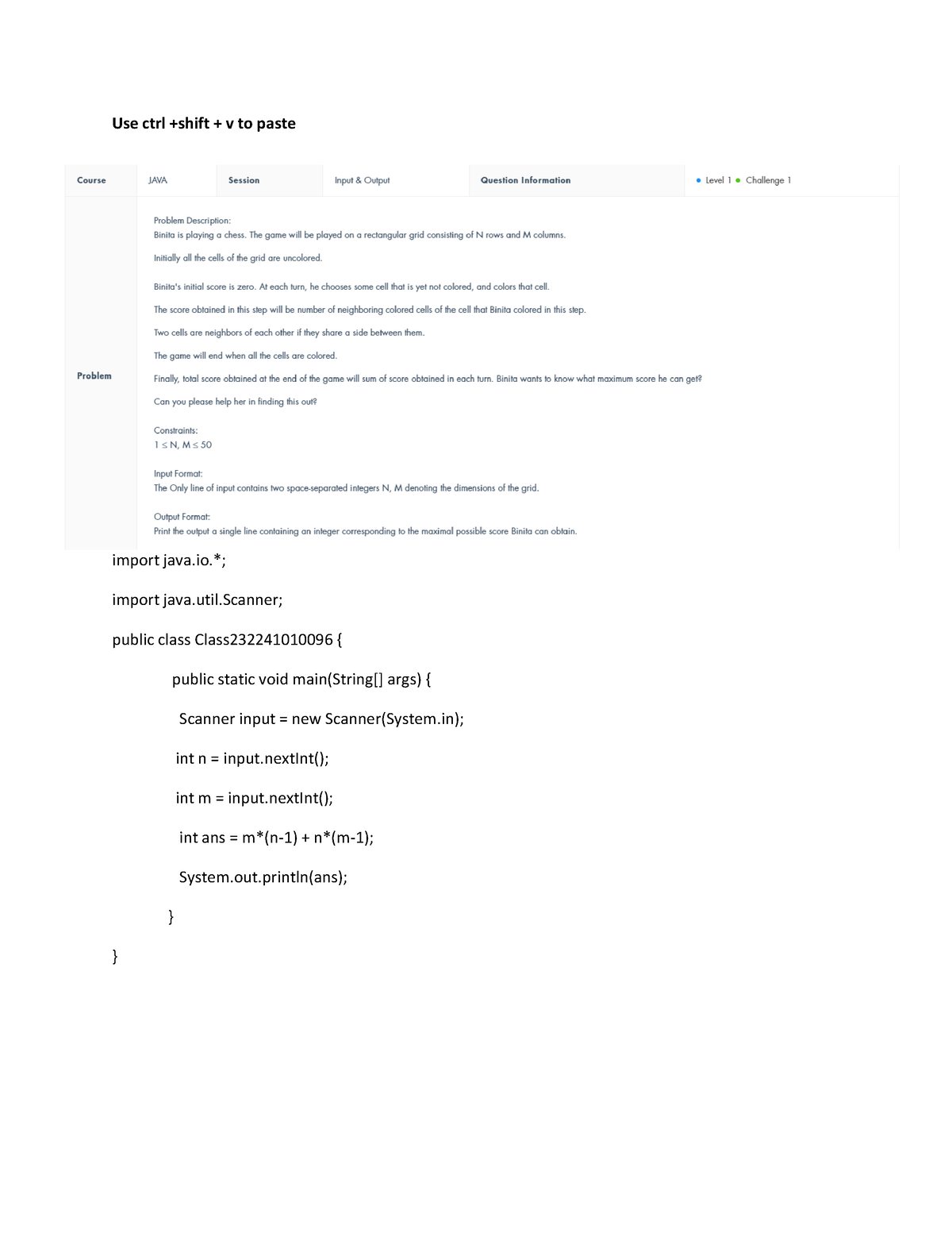 Satz Elab - Elab Solutions For Srm Students In Java - Use Ctrl +shift ...