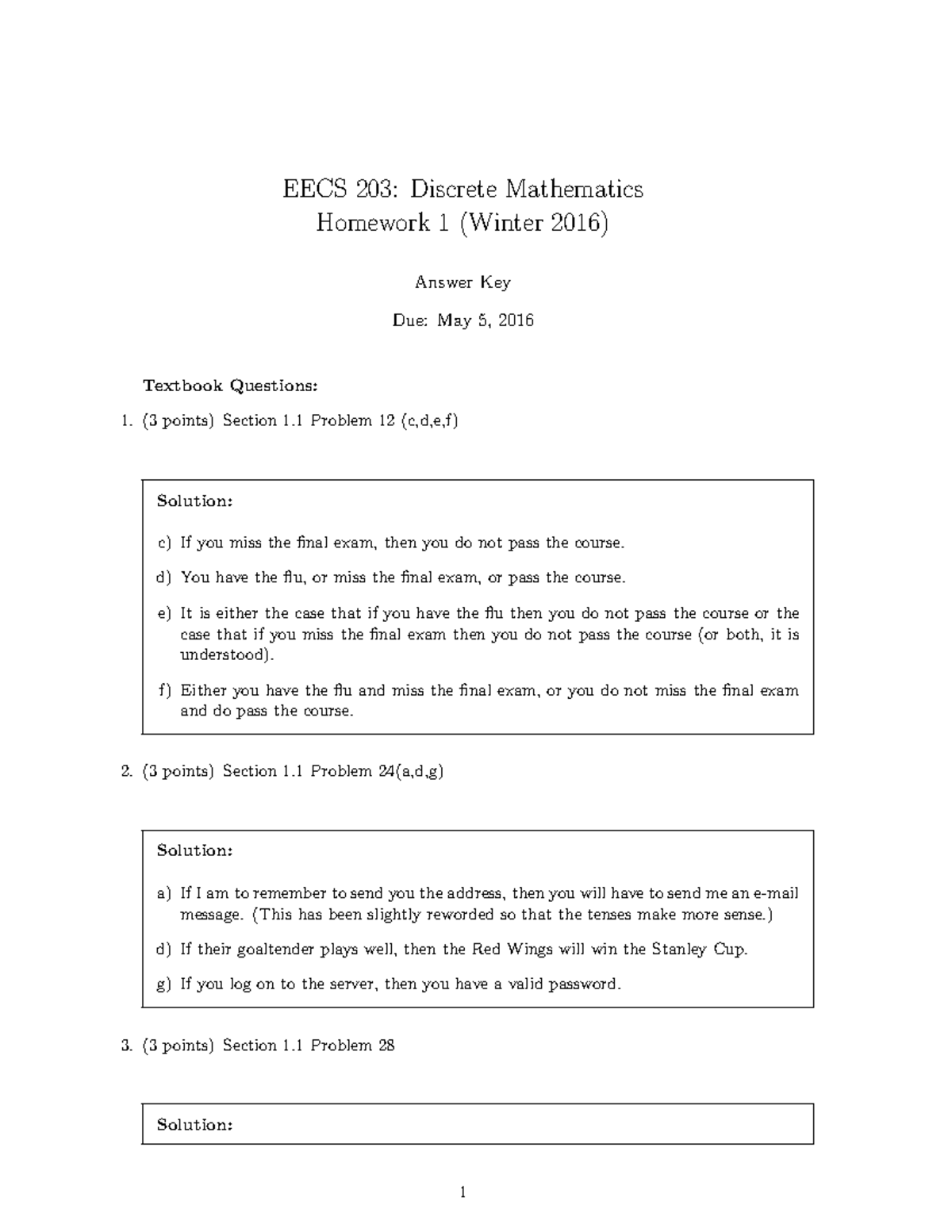 EECS203 SP16 Hw1 Ans - EECS 203: Discrete Mathematics Homework 1 ...