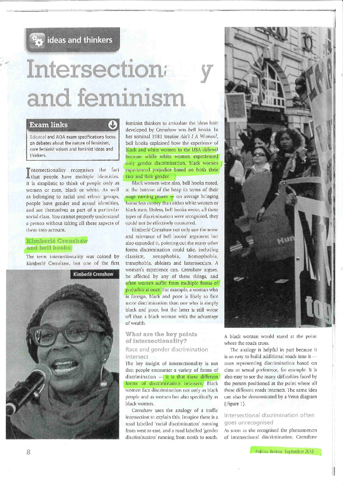 3, Intersectionalism Great Article - ideas and thinkers Intersection y ...