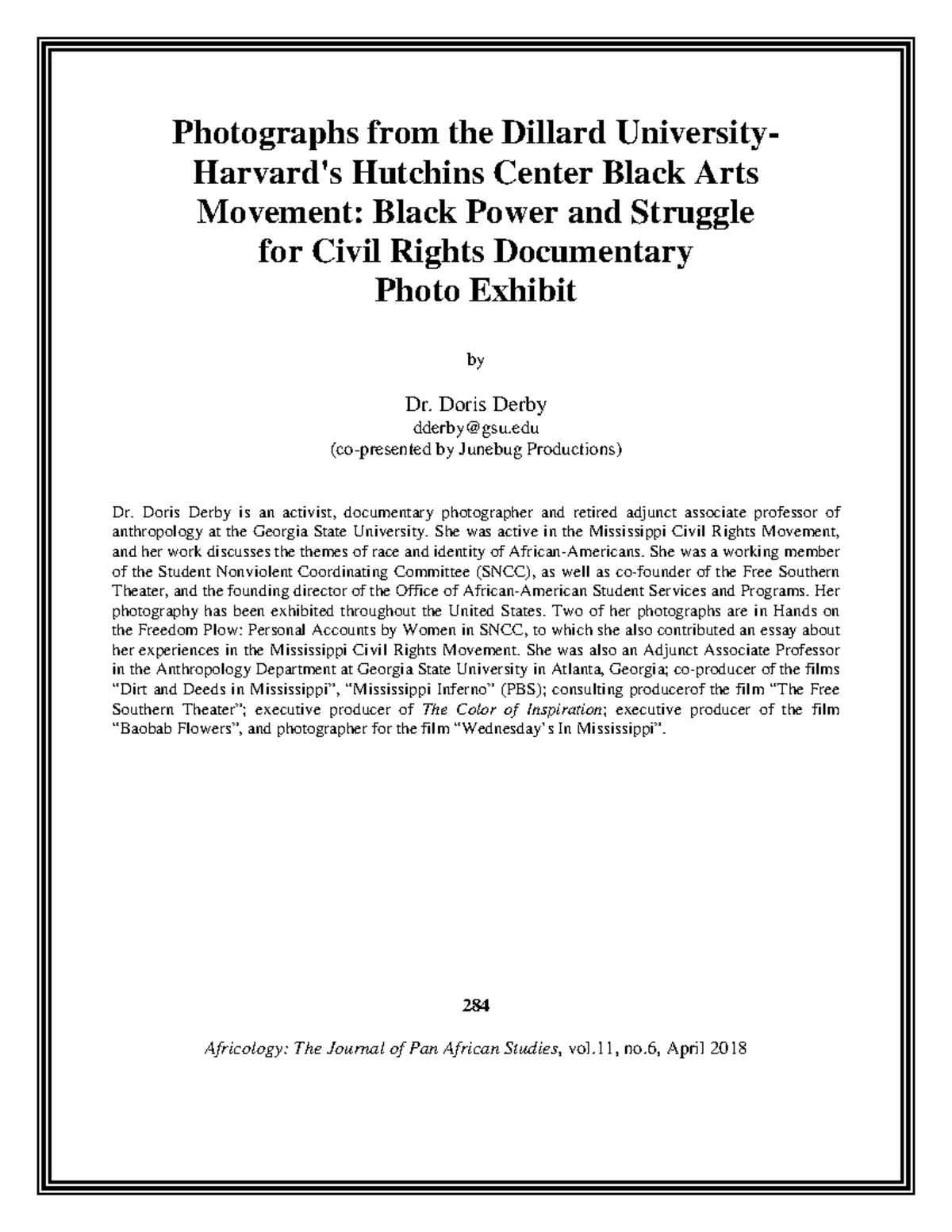 Photographs from the Dillard University Harvard's Hutchins Center