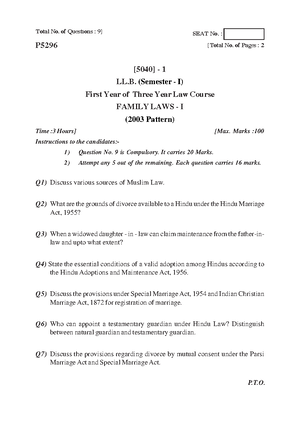 Sessional Practical Exam Question Paper Format - IVM’s Indrayani ...