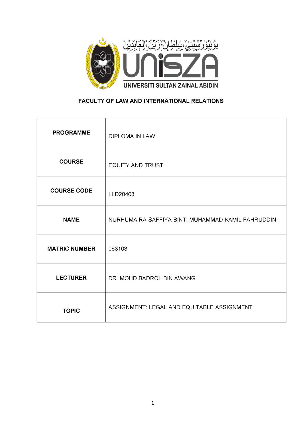 equitable assignment uk law