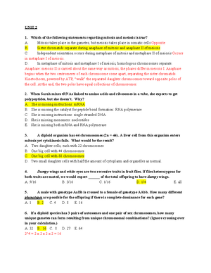 L13 GRQs Flow of Genetic information I - Flow of Genetic information I ...