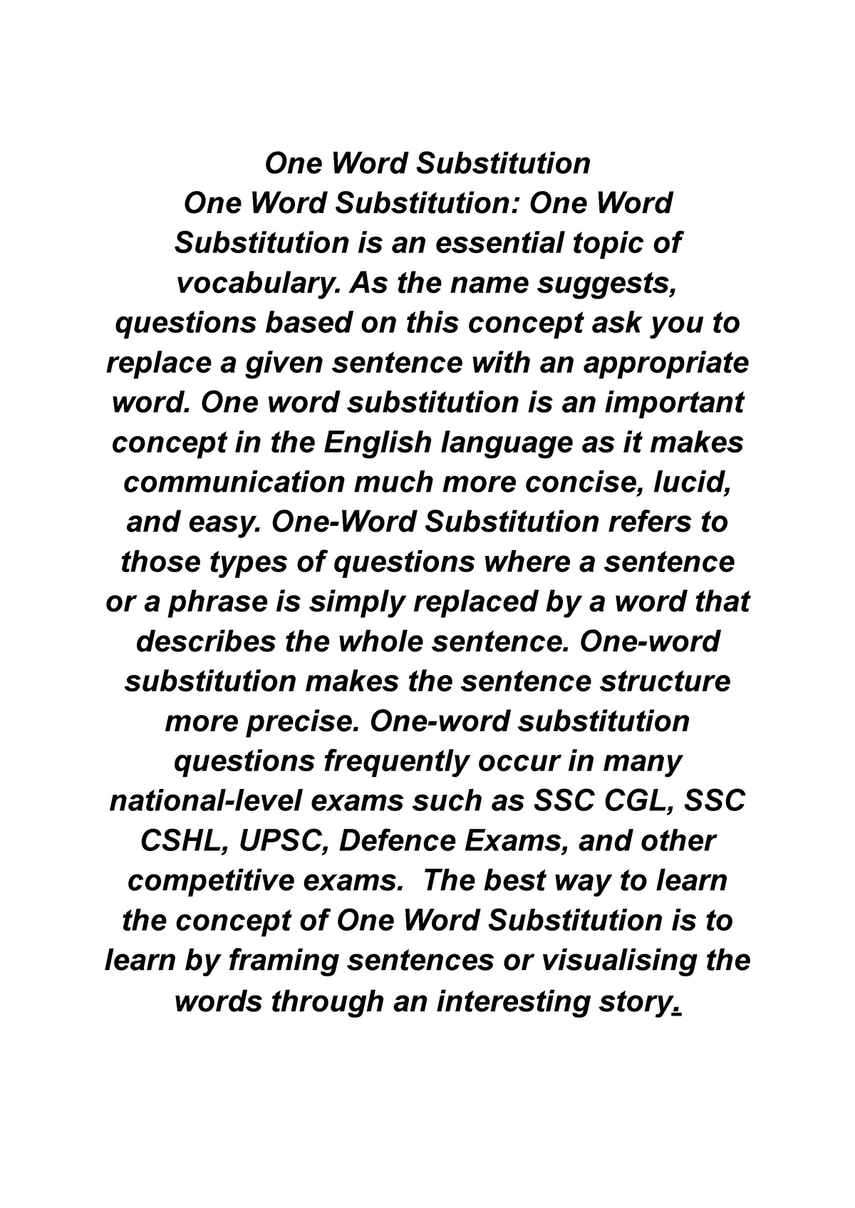 one-word-substitution-as-the-name-suggests-questions-based-on-this