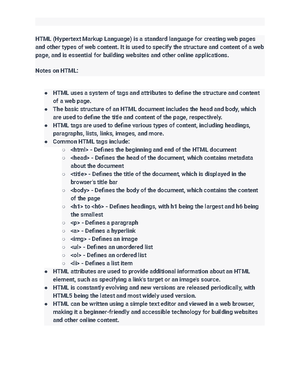 Introduction to Web Development Notes - Introduction to Web Development ...