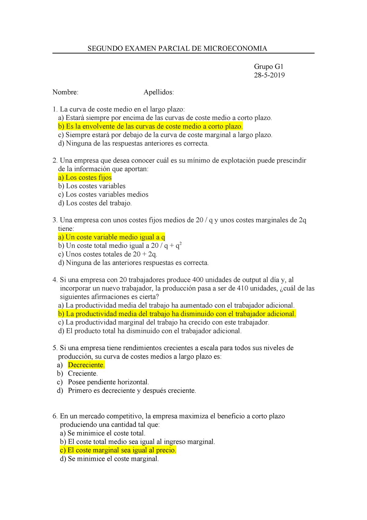 Preguntas Examen De Enfermeria Preguntas Y Respuestas De Examen