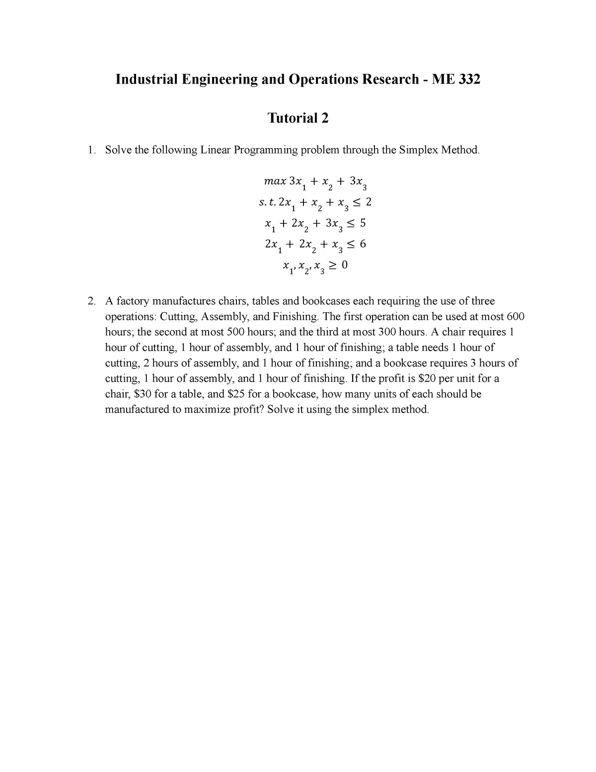 IEOR 2024 Tutorial 2 Notes Industrial Engineering And Operations   Thumb 1200 1553 