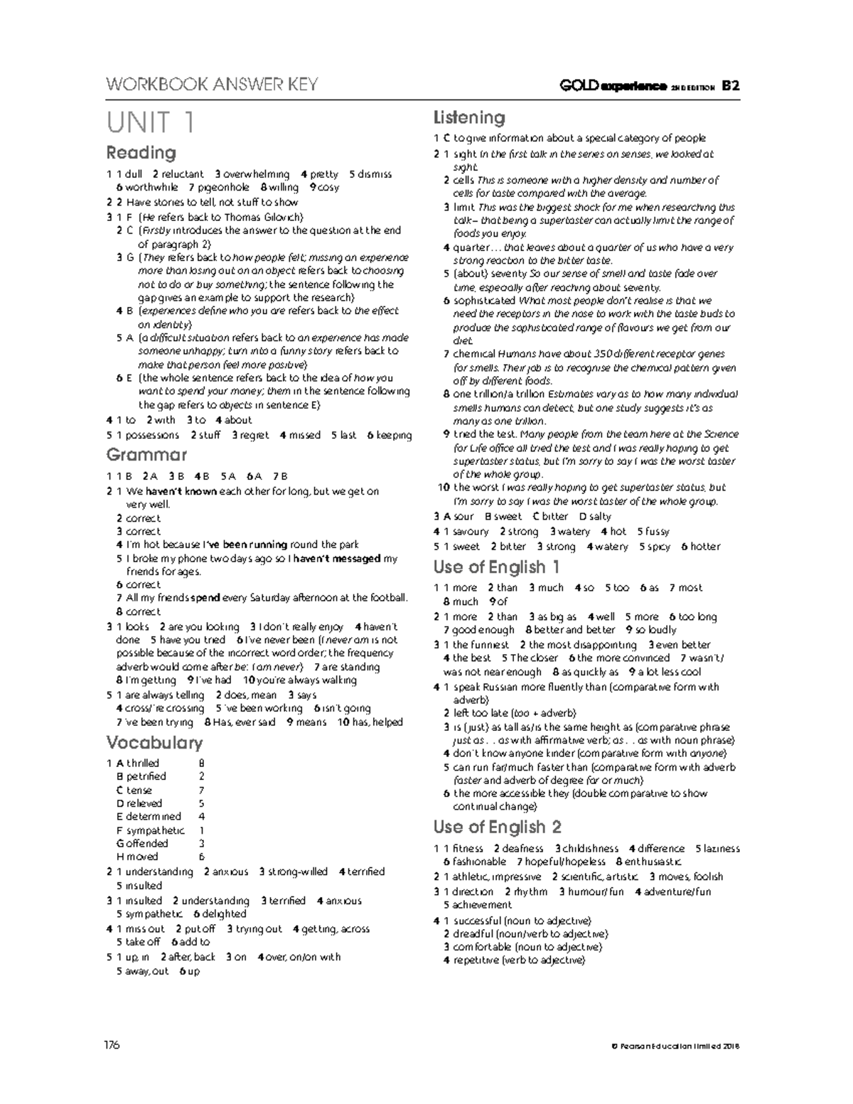 Answer key wbkjjjjjjjdbdhb xcc 2022 - UNIT 1 1 1 dull 2 reluctant 3 ...