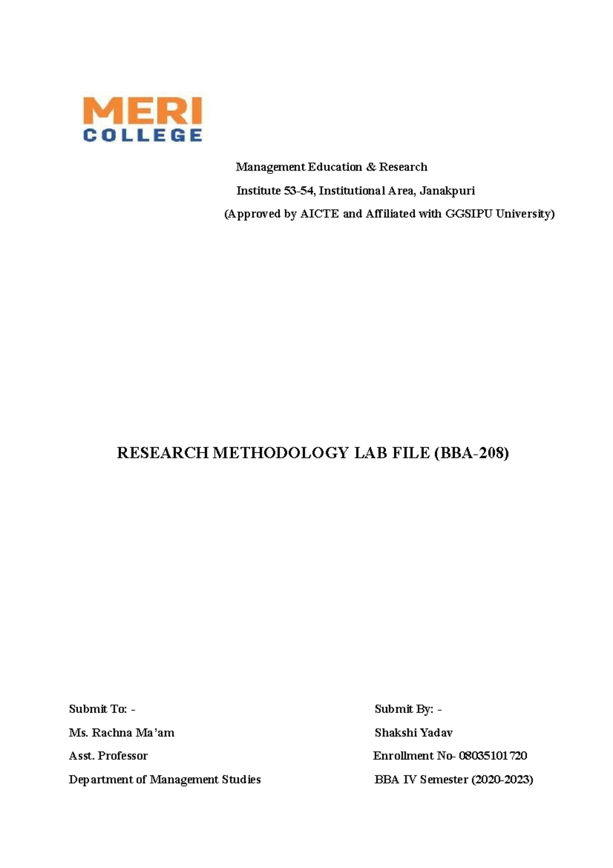 Research Methodology Project On Social Networking Sites (5 ...