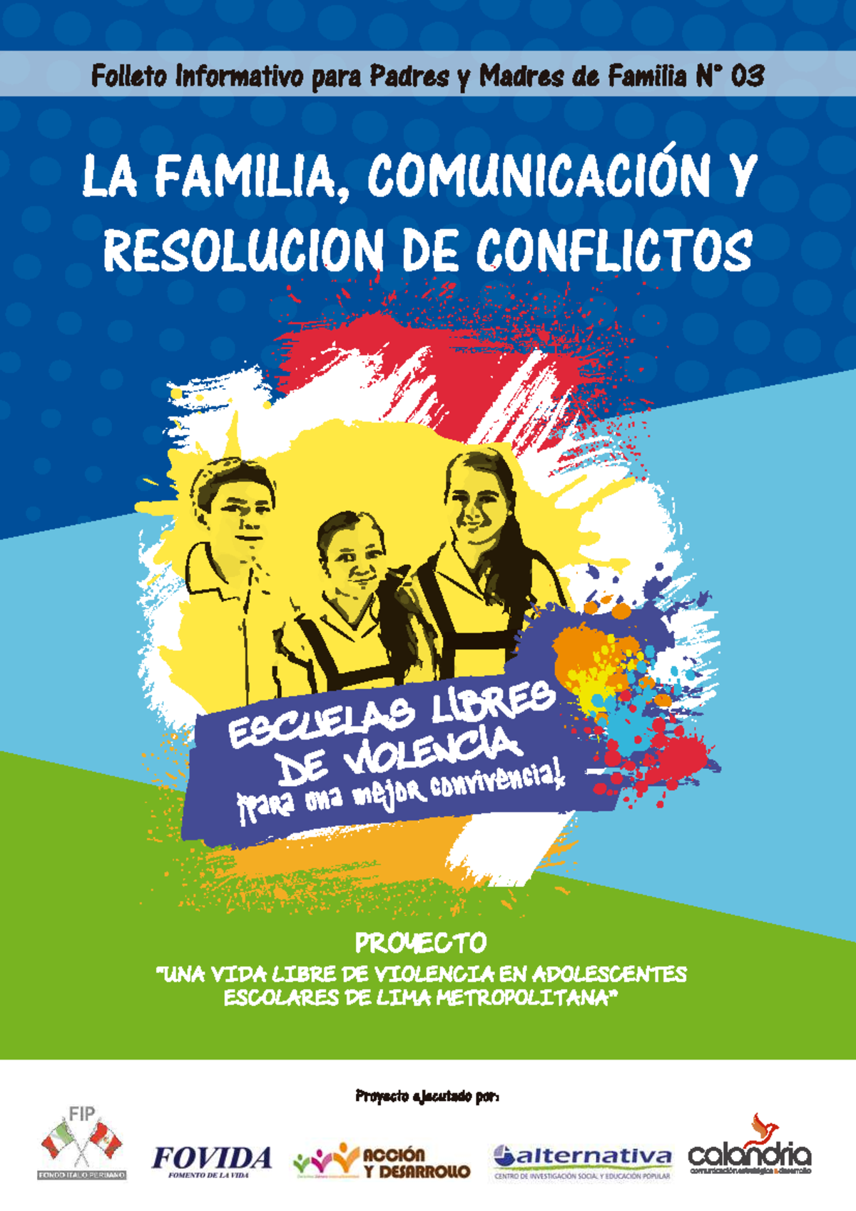 Calandria cartilla la familia - Folleto Informativo para Padres Y ...