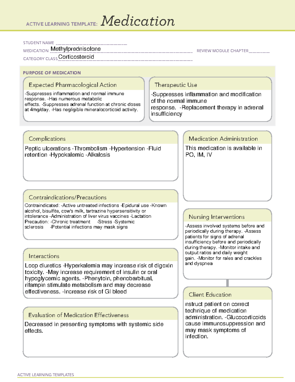 PNchildrenpratice - Nursing template - ACTIVE LEARNING TEMPLATES ...