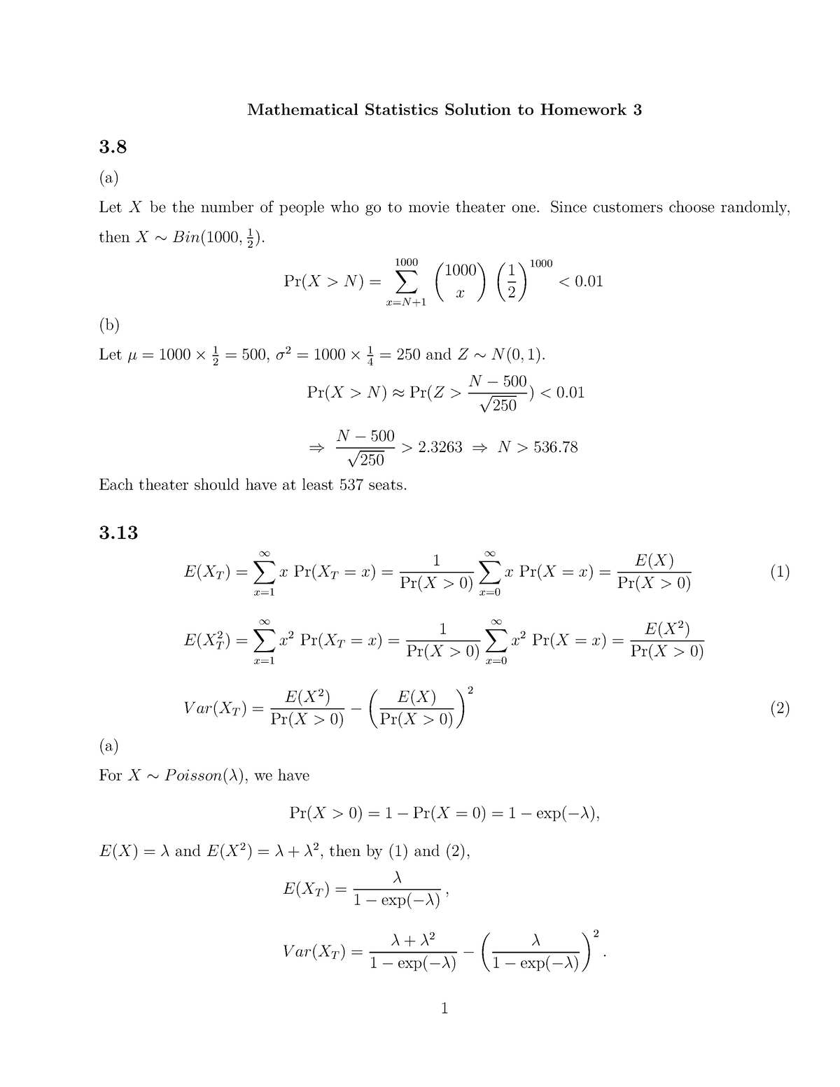 probability homework 3