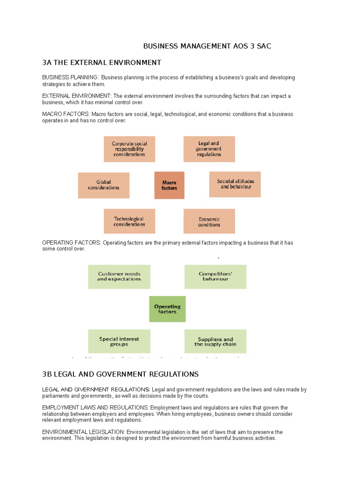 Business Management AOS 3 SAC - BUSINESS MANAGEMENT AOS 3 SAC 3A THE ...