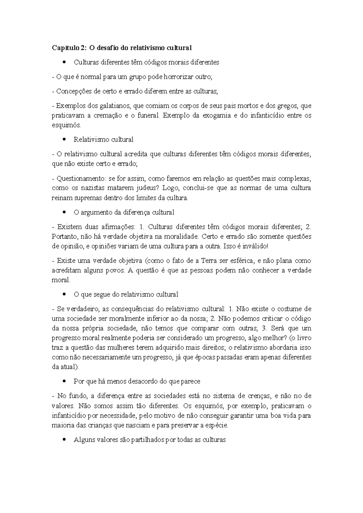 Resumo cap 2 the elements of moral philosophy 2 o desafio do