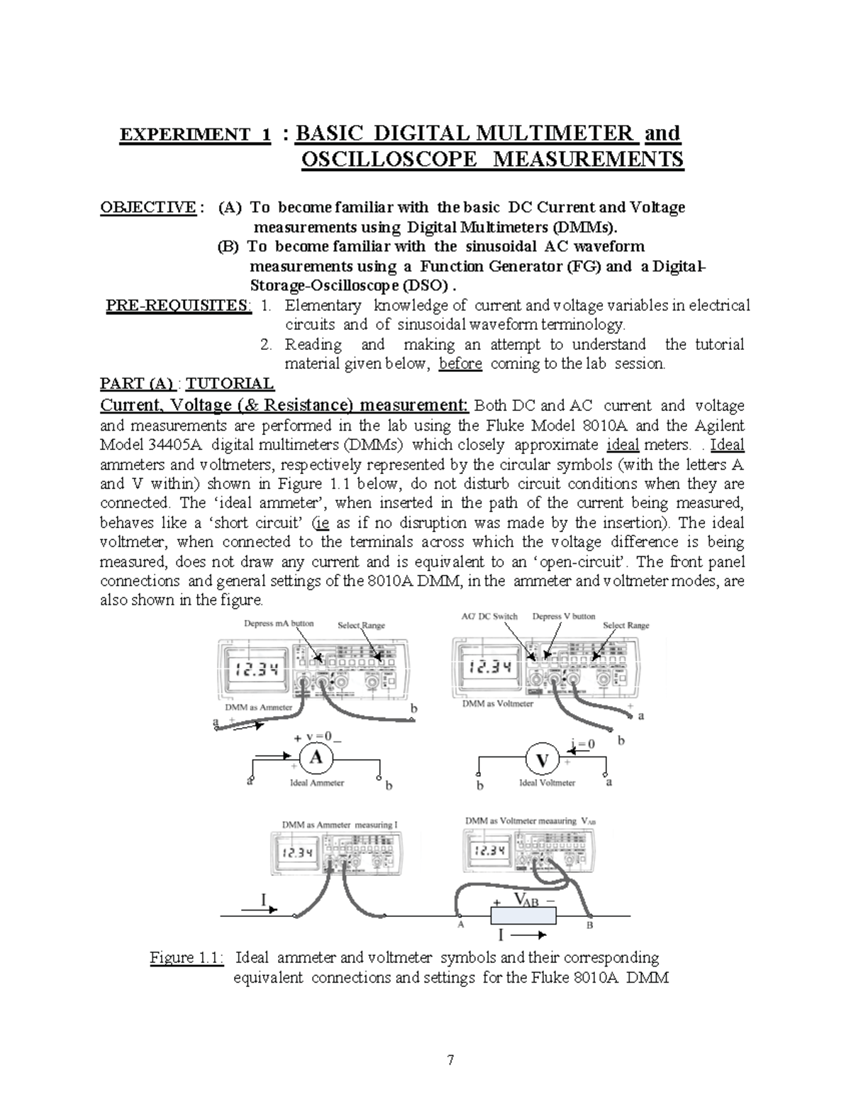ELEC 275 Manual 2018 Experiment 1 EXPERIMENT 1 BASIC DIGITAL
