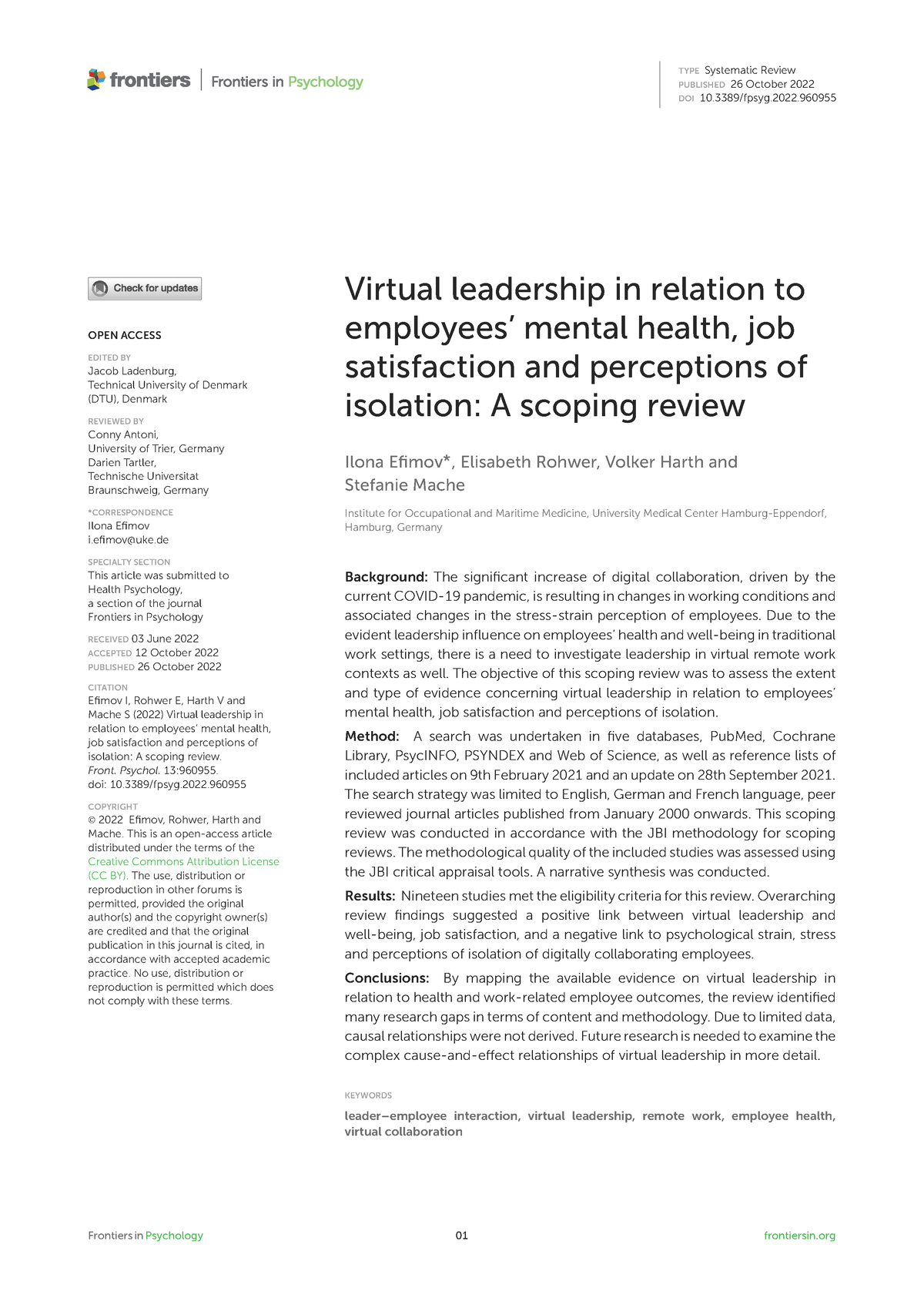 virtual leadership case study