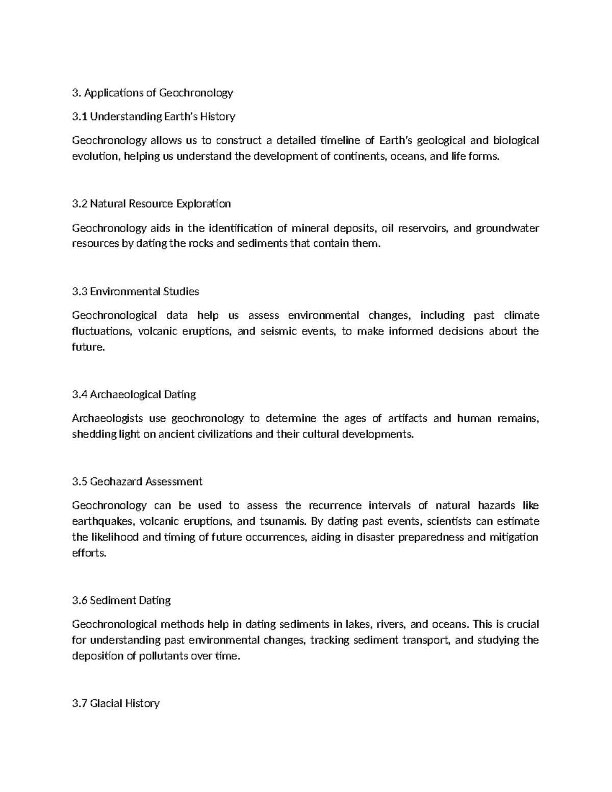 Application of geochronology - Applications of Geochronology 3 ...