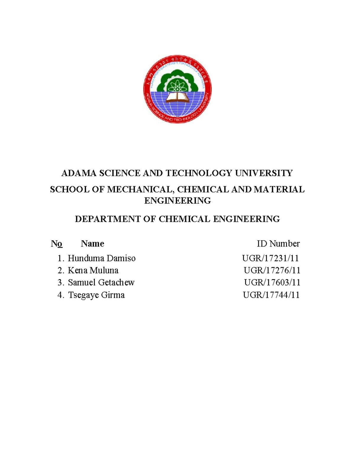 Adama Science AND Technology University final project - ADAMA SCIENCE ...