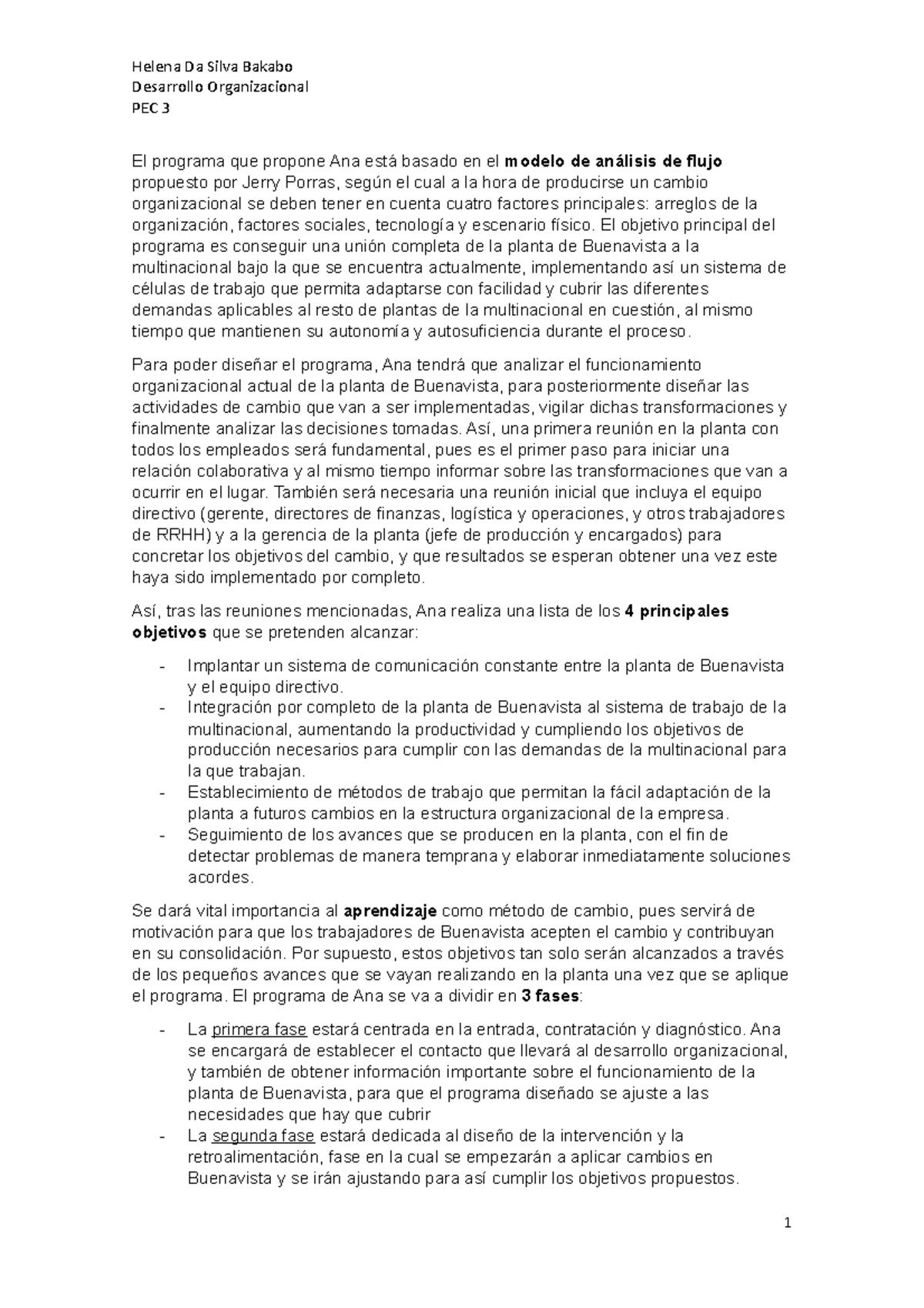 PEC 3 (nota A) - UOC Desarrollo Organizacional - Desarrollo ...