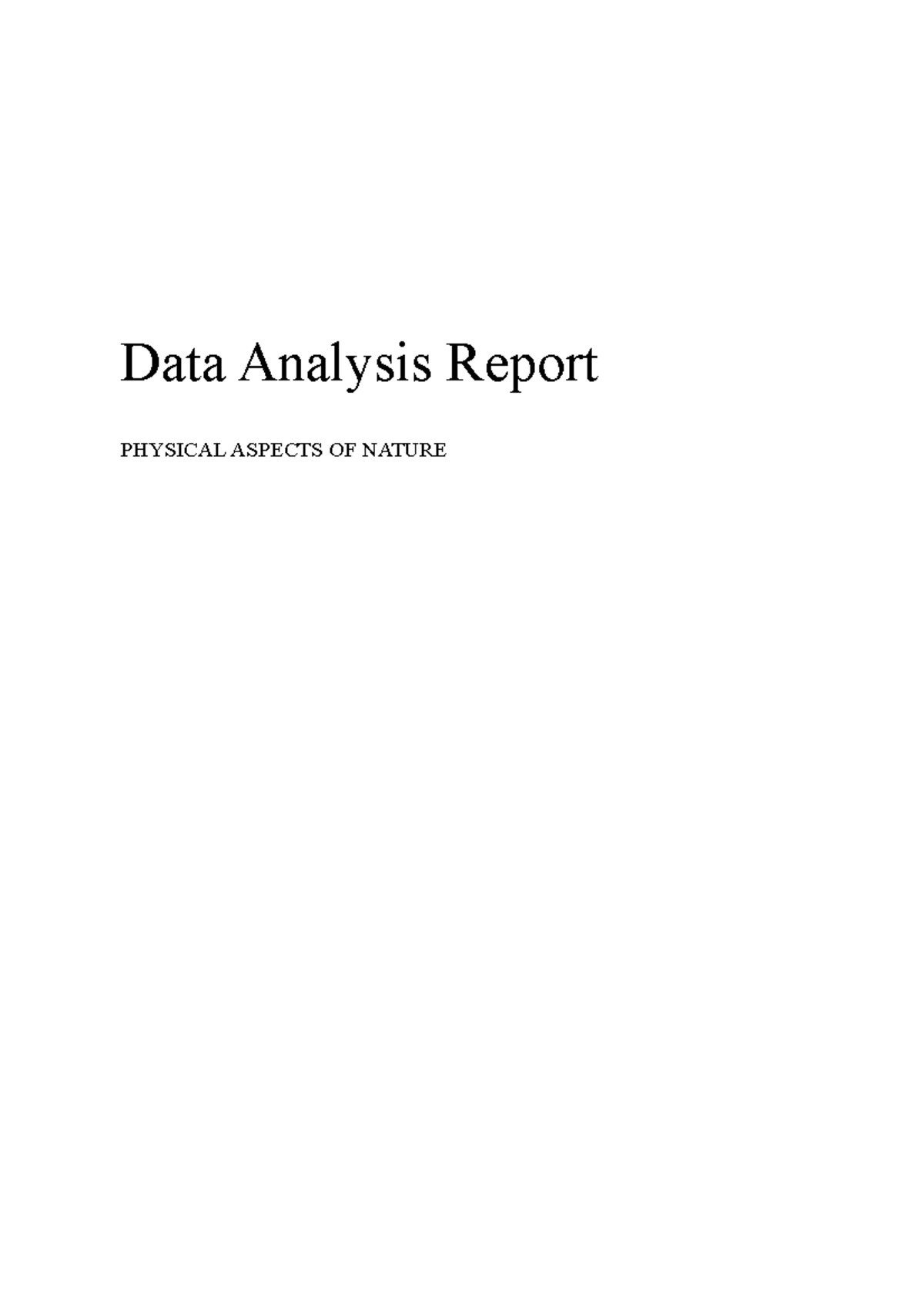 Graphs In Experimental Science Laboratory Report - 068041 - Studocu