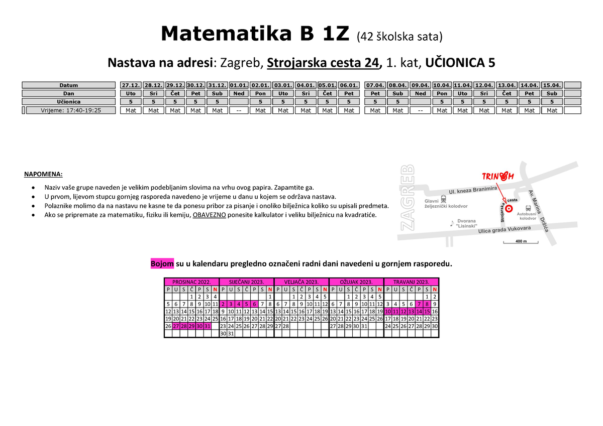 Matematika B 1Z - Kgdgfddu.hg - Matematika B 1Z ( 42 školska Sata ...