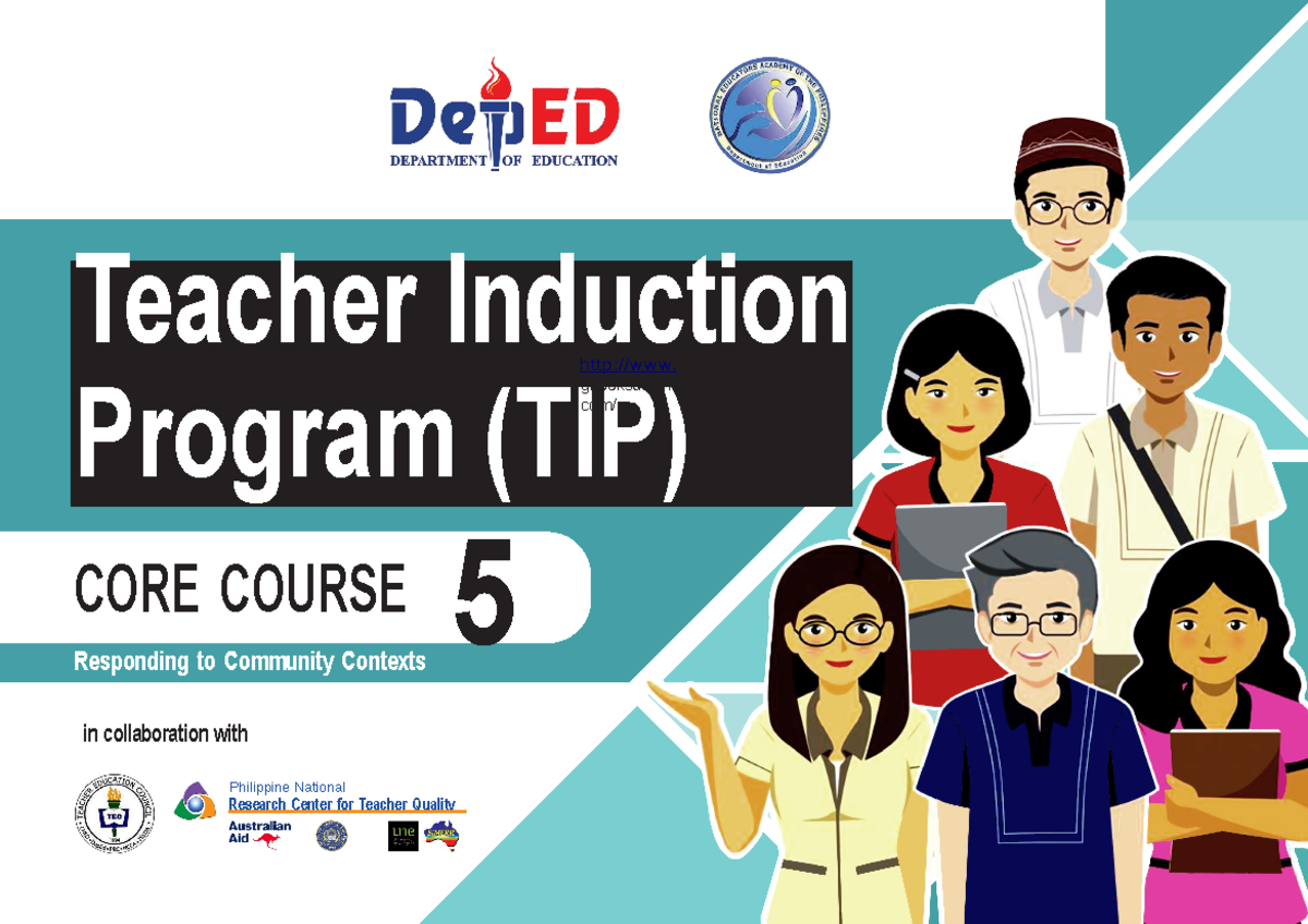 New TIP Course 5 Dep Ed Teacher Teacherph - Teacher Induction Program ...