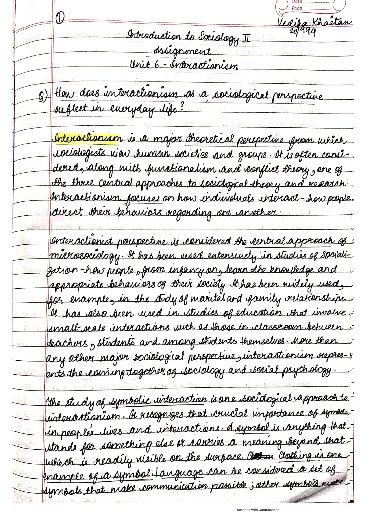 Vedika khaitan;994 - Assignment - Introduction to Statistics - Studocu