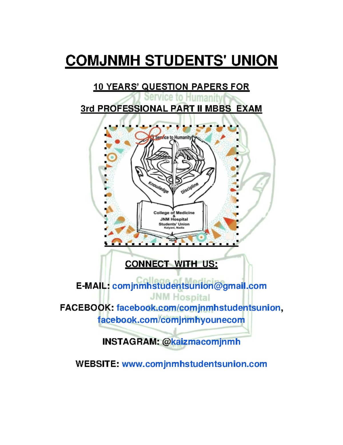 3rd Year Part II new - Study hard - COMJNMH STUDENTS' UNION 10 YEARS ...