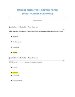 Fall 2023 MTH601 Assignment 1-Irfan - Fall 2023 MTH601: Operations ...