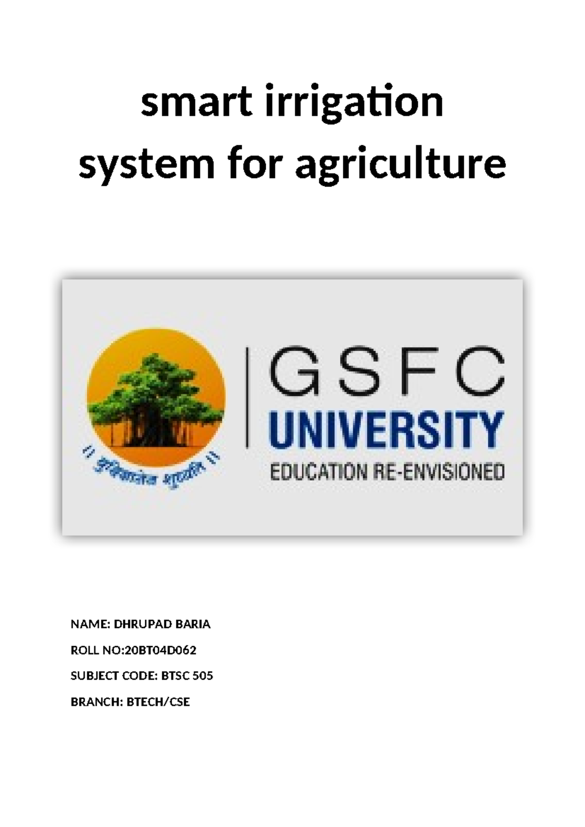 Smart irrigation system for agriculture Circuit Diagram