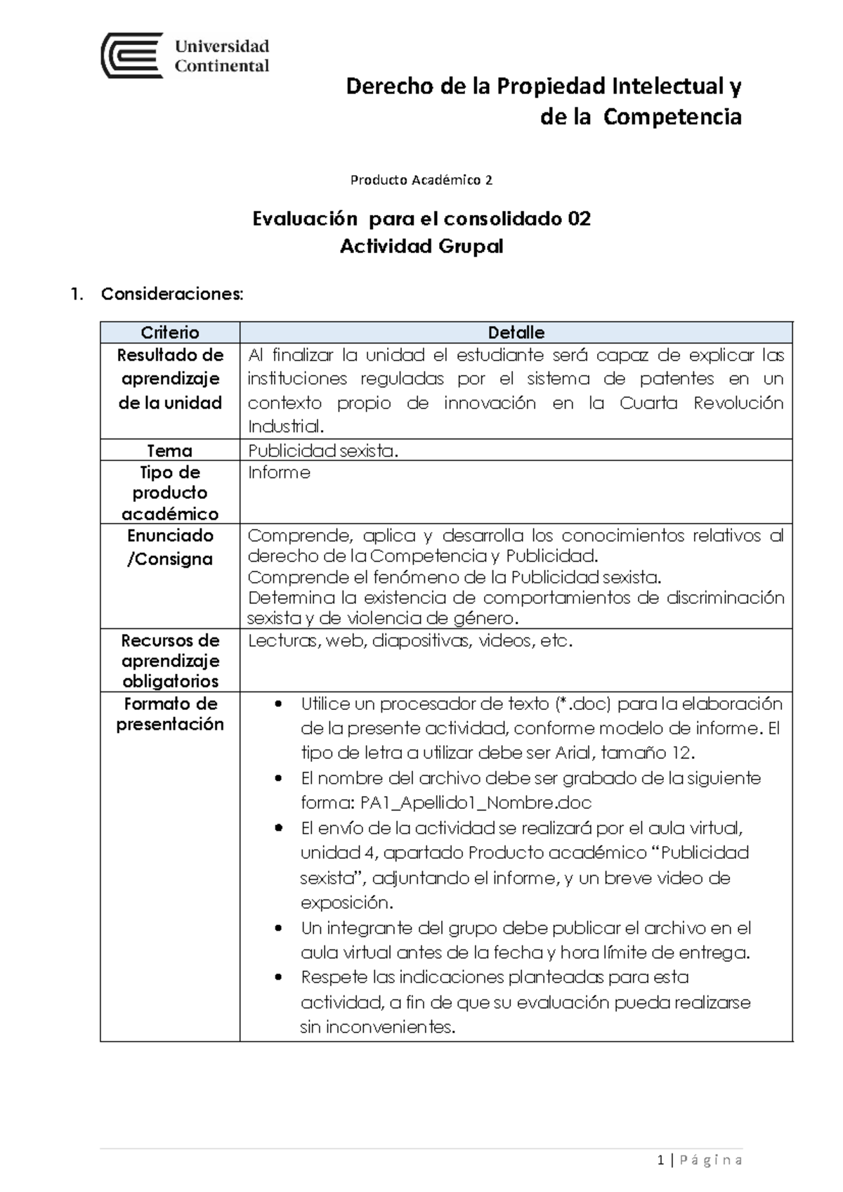 2365-Enunciado- Derecho DE LA Propiedad Intelectual Y DE LA Competencia ...