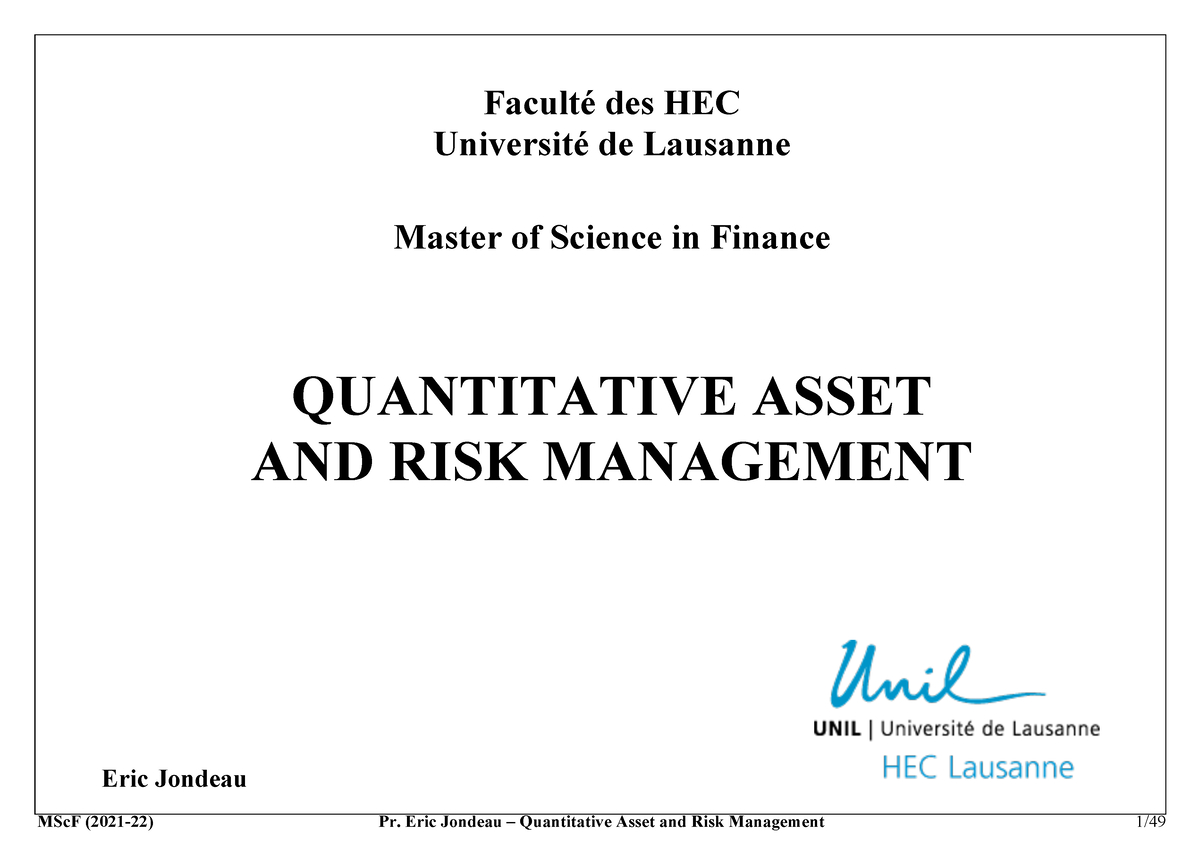 hec lausanne master thesis