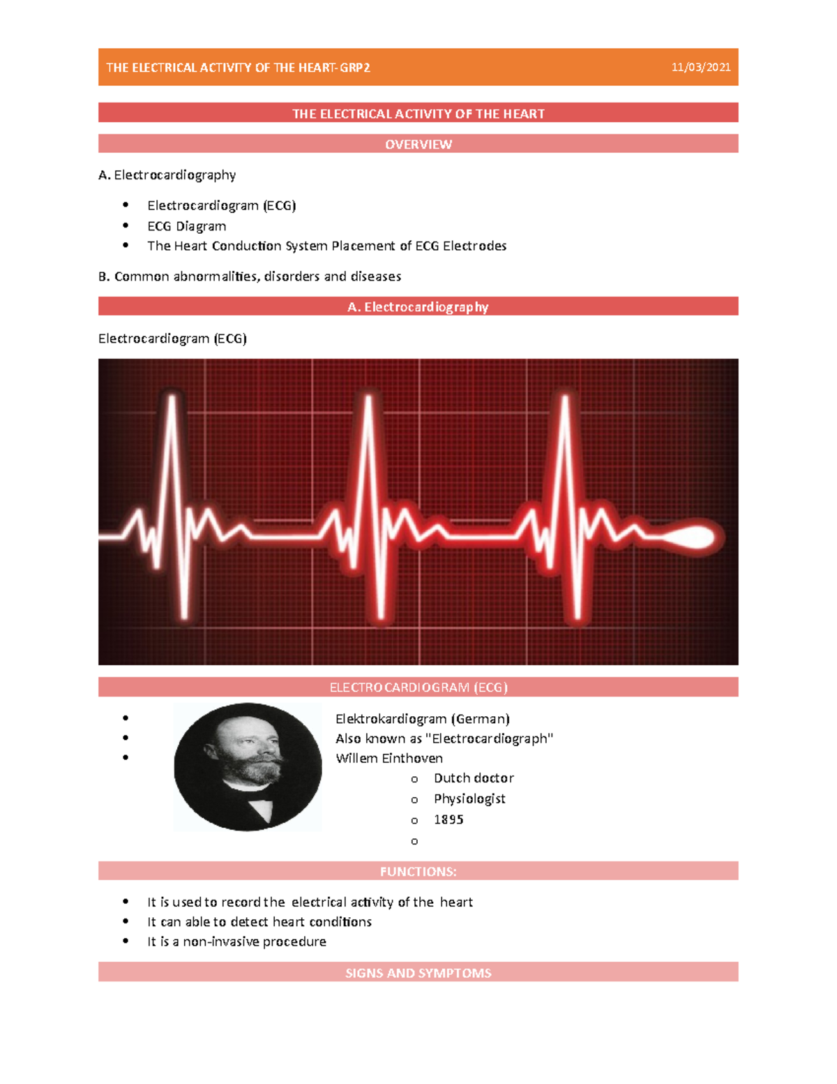 THE Electrical Activity OF THE Heart - THE ELECTRICAL ACTIVITY OF THE ...