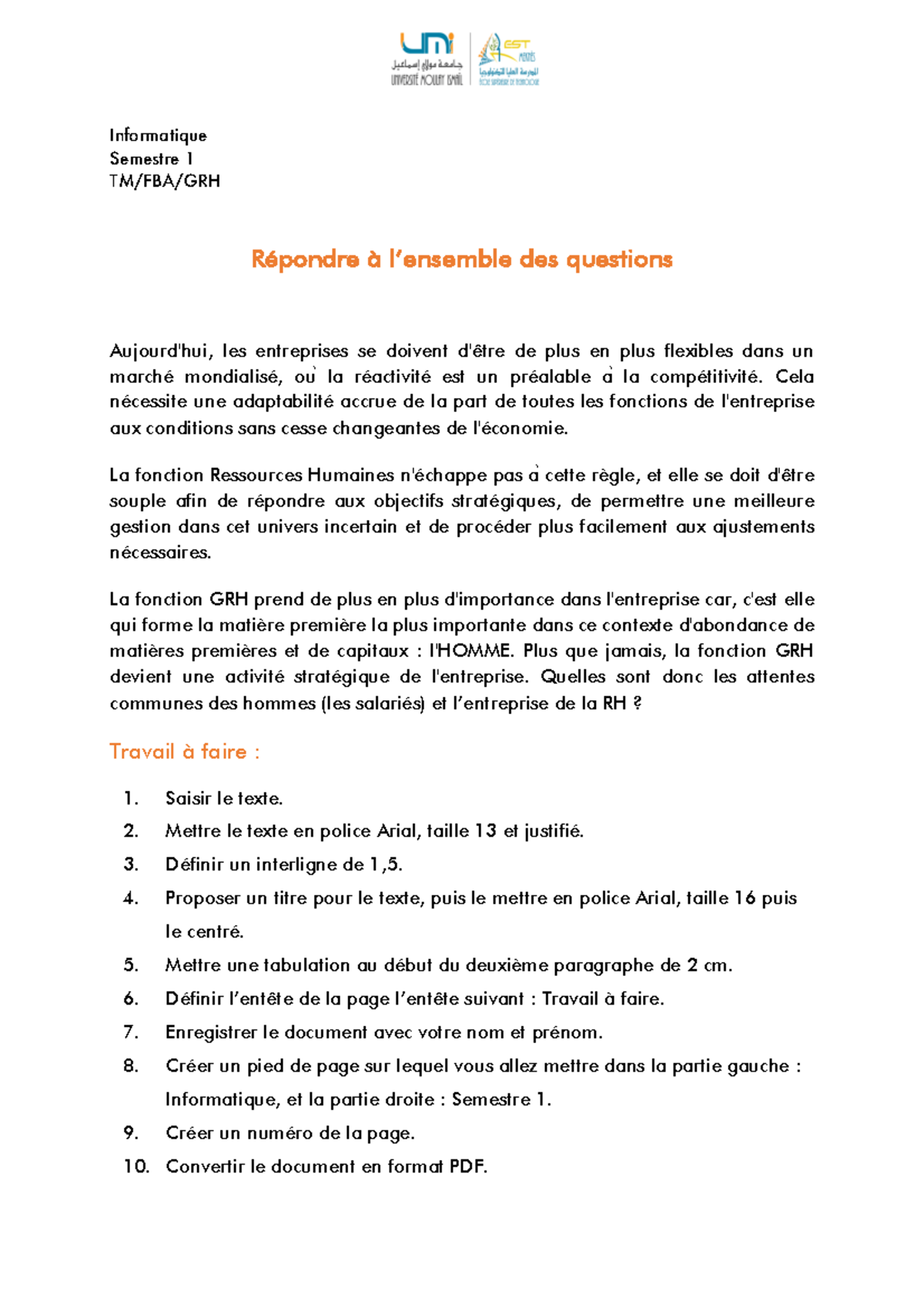 travail-faire-annee-informatique-semestre-1-tm-fba-grh-r-pondre