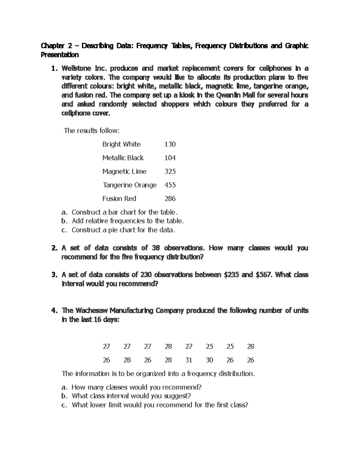 statistics chapter 2 presentation of data exercise answers pdf