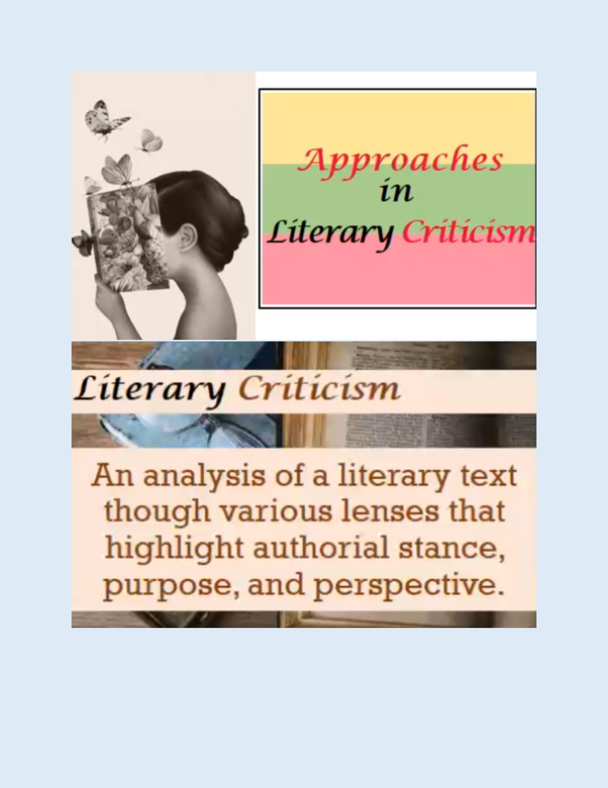 methodology of literary criticism