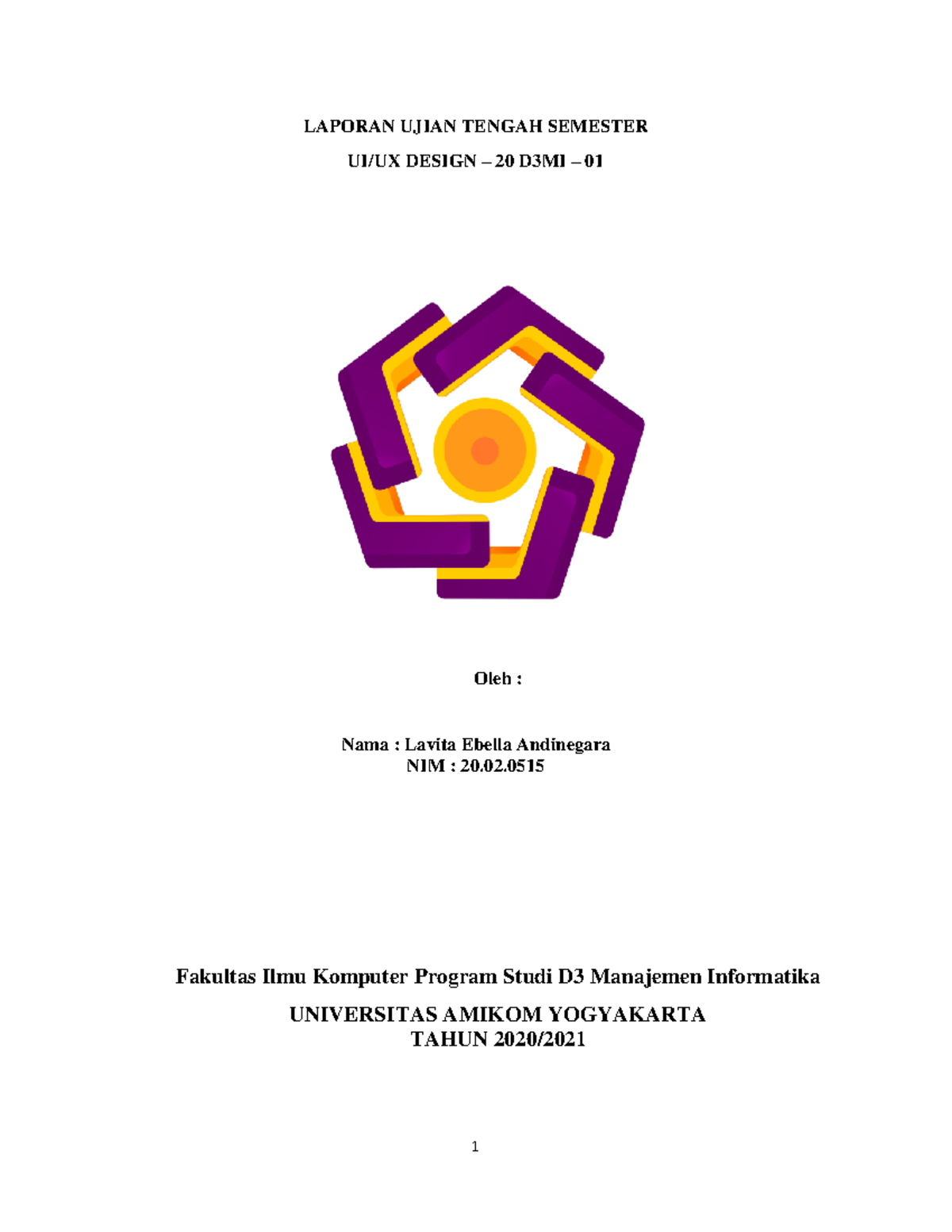 Cara pembuatan UI Design Fastorder untuk Laporan Ujian - LAPORAN UJIAN ...