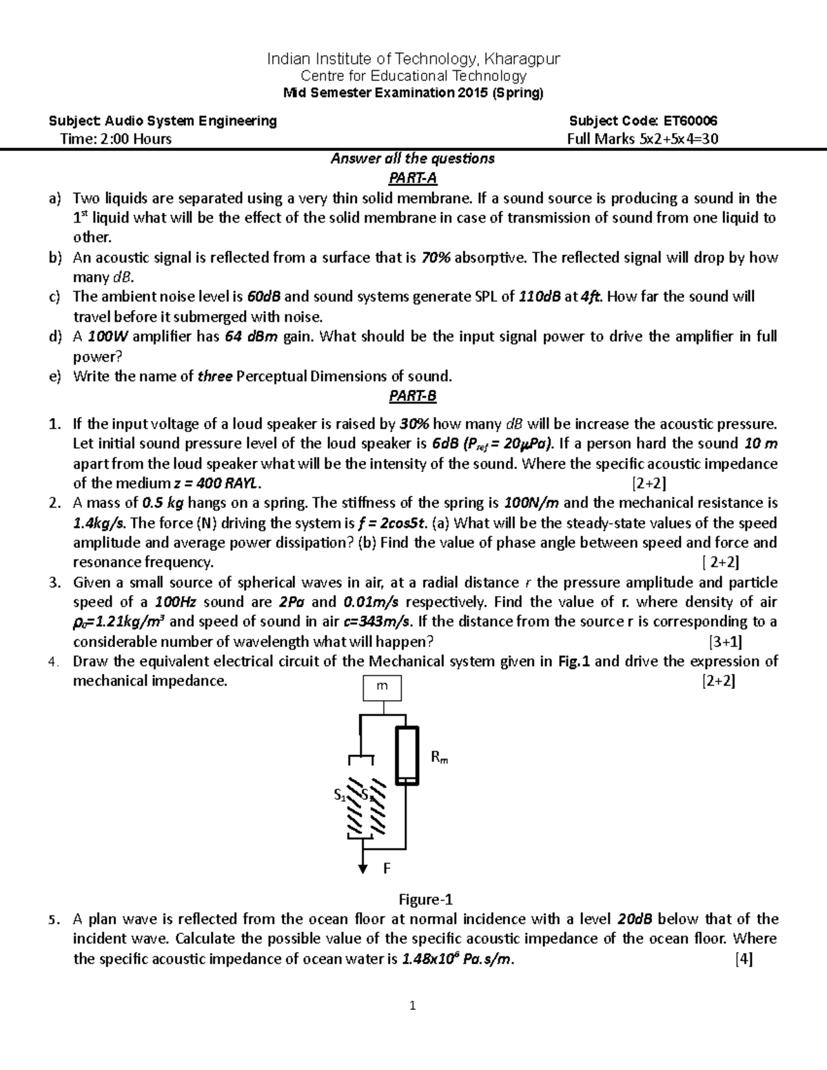 ET Mid Sem2015 - Indian Institute Of Technology, Kharagpur Centre For ...