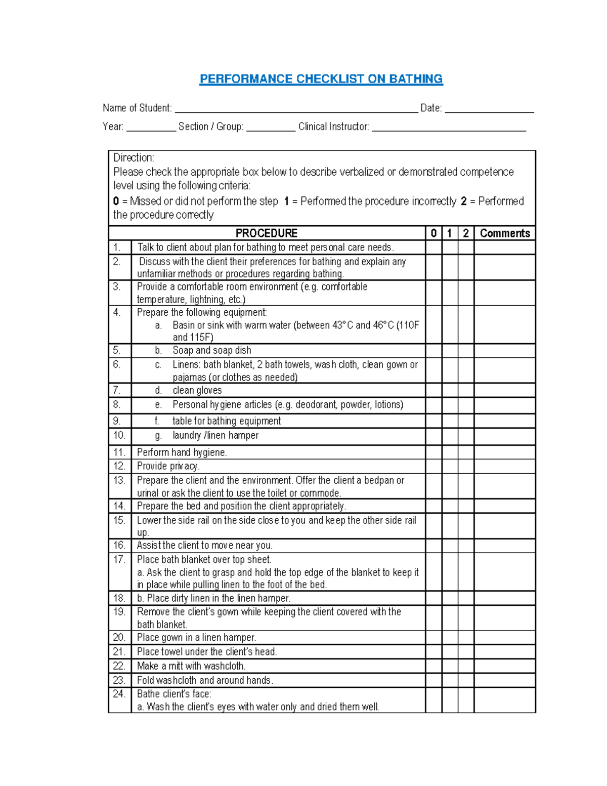 bathing-checklist-for-return-demonstration-performance-checklist-on