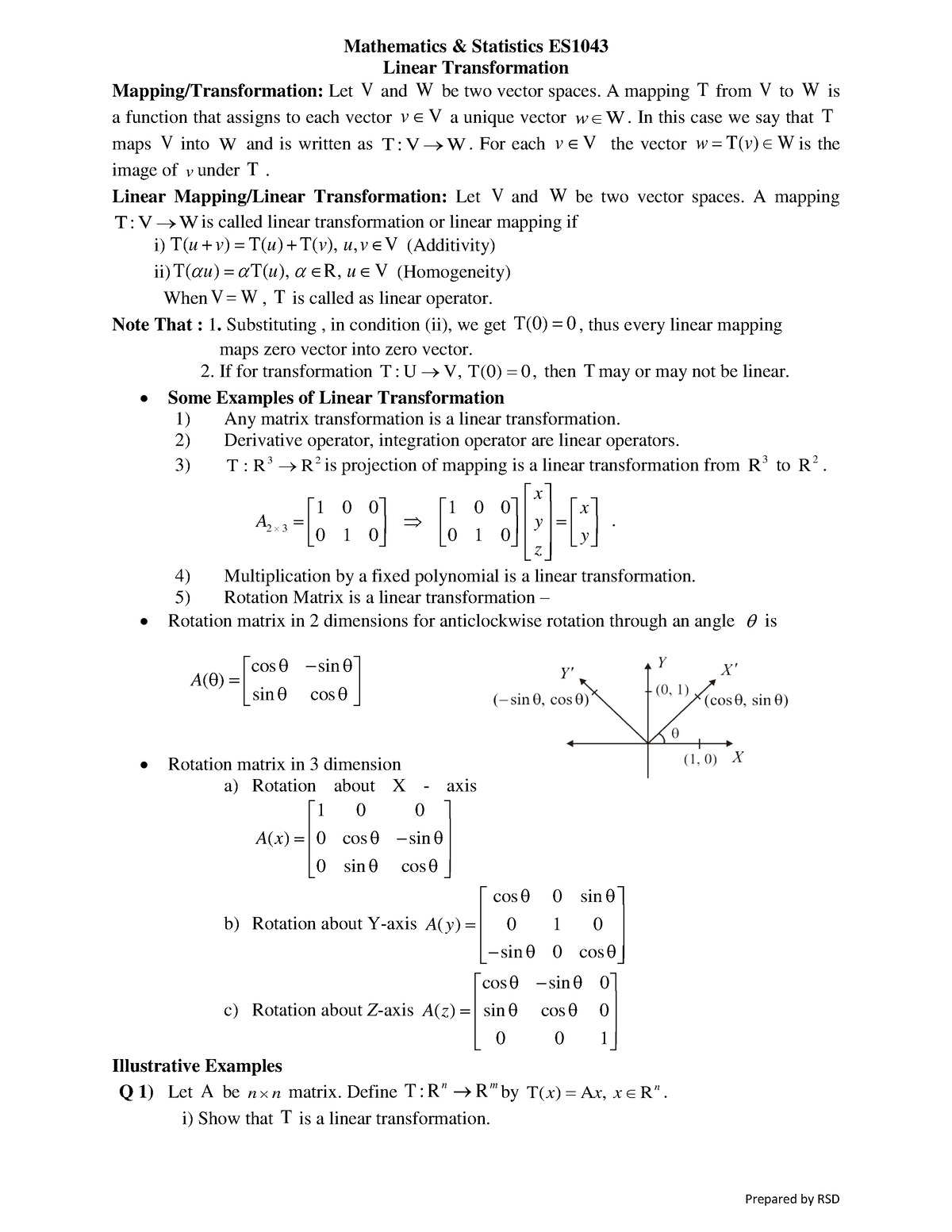 es1043-linear-transformation-notes-linear-transformation