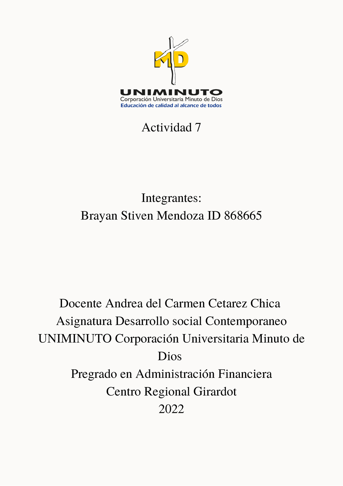 En Colombia El Hambre Tiene Rostro Y Paisaje Actividad 7 Integrantes Brayan Stiven Mendoza Id 3928