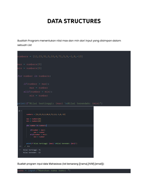 Modul Struktur Data Bab 1 Konsep Struktur Data Dan Array - 1 BAB I ...