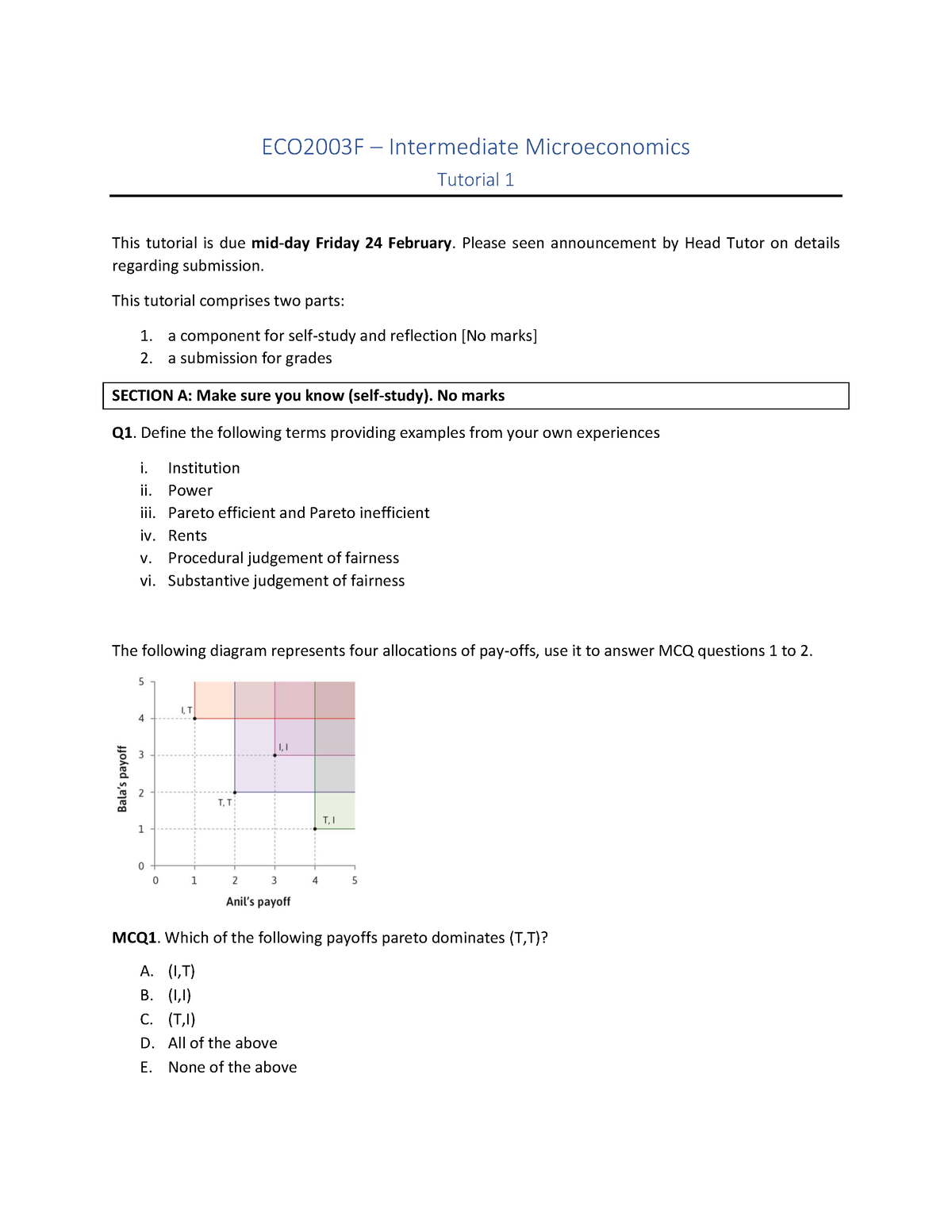 Eco2003 Tut1 Updated - Tutorial Submission Required. - ECO2003F ...