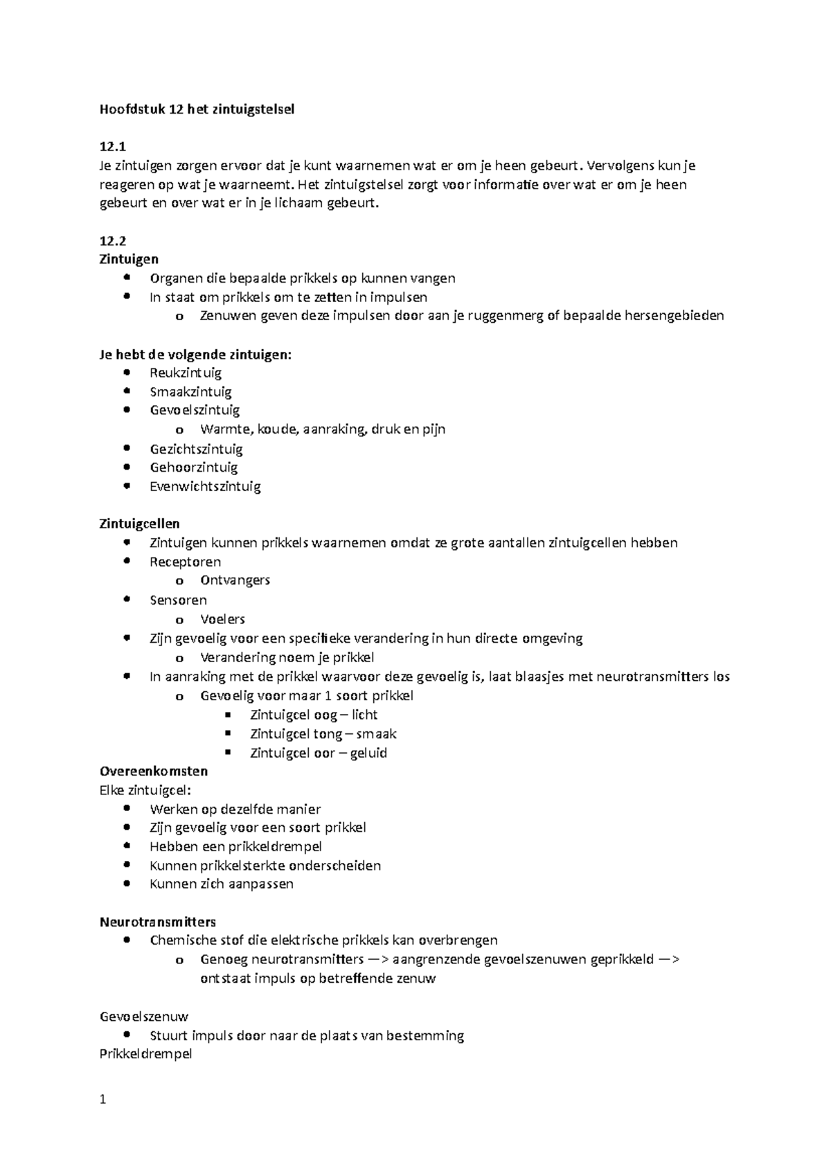 Zintuigstelsel AN - Anatomie En Fysiologie MBO-3 Voor Opleiding ...