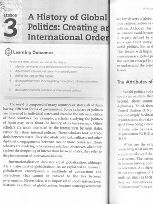 Unit 1 Lesson 2 The Contemporary World - Studocu