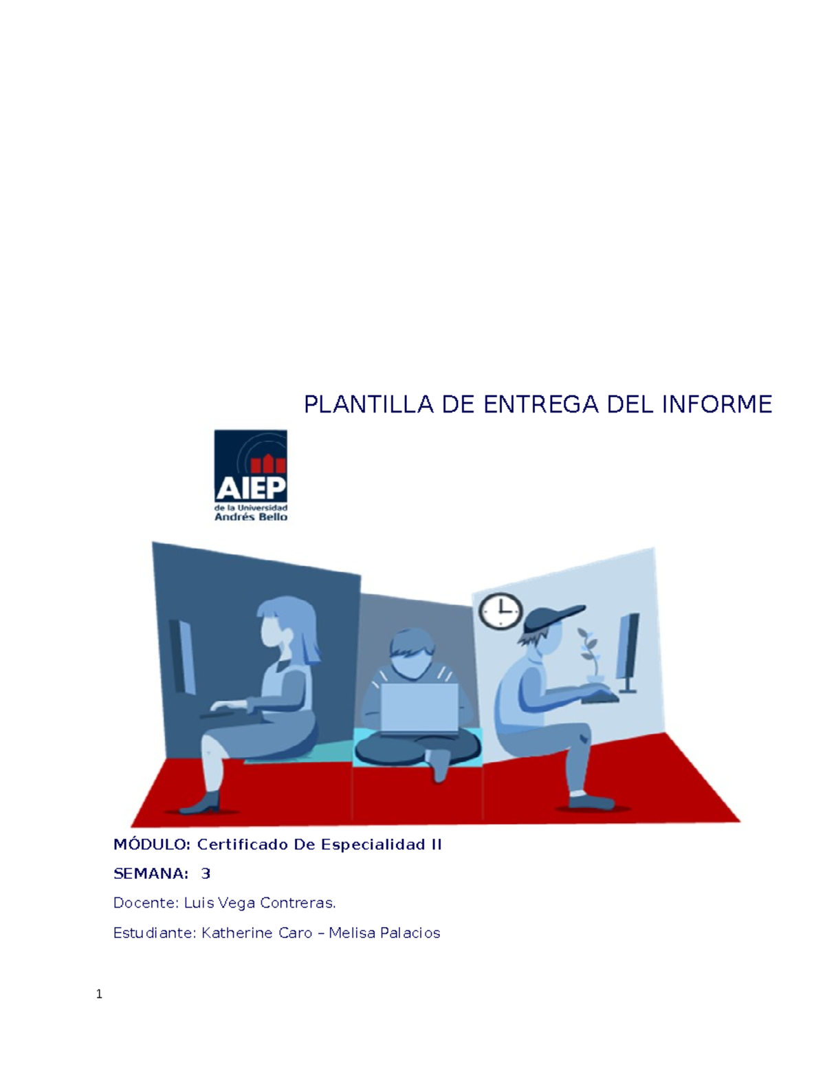 Informe final certificado II - PLANTILLA DE ENTREGA DEL INFORME MÓDULO ...