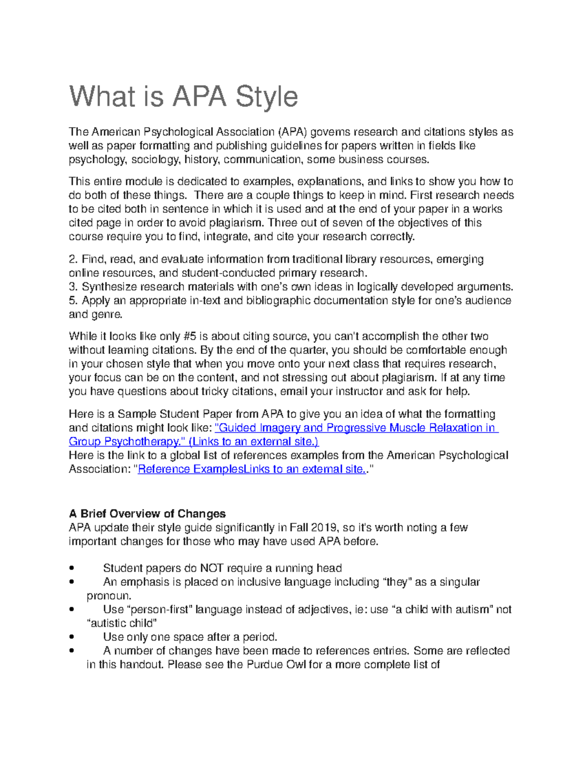 What is APA Style - What is APA Style The American Psychological ...
