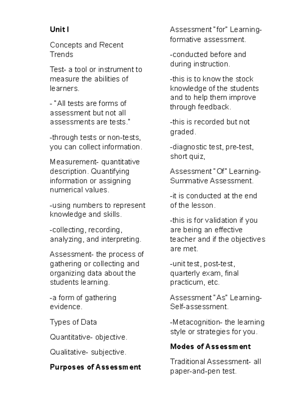 202- Reviewer - Unit I Concepts and Recent Trends Test- a tool or ...