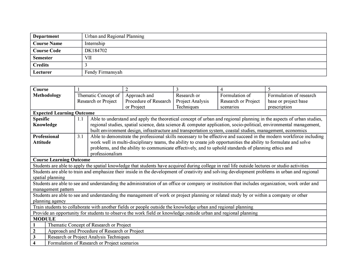 31 Internship RPS RE RT (Eng) - Department Urban and Regional Planning ...