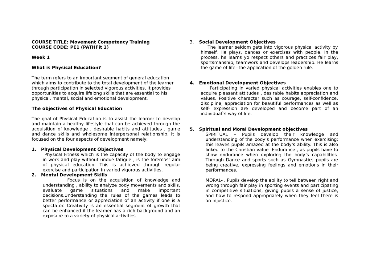 pe 1 assignment #1 answers